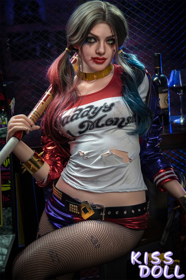 Harley Quinn Sex Doll 166CM C-Cup Cosplay Sexpuppe
