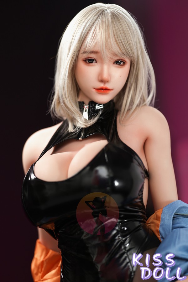 163cm H-Cup Leder Overall Dicke Sexpuppe